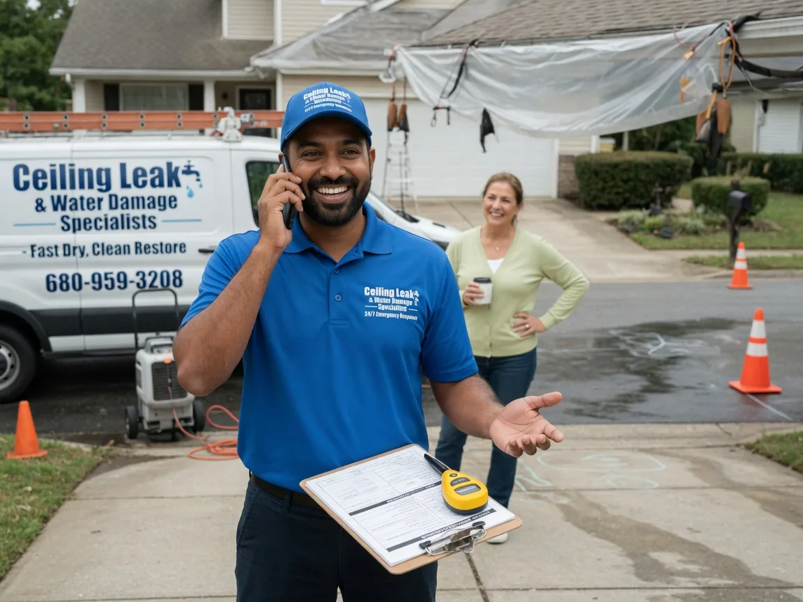 Ceiling Leak Cleanup Pine Valley, UT FAQs